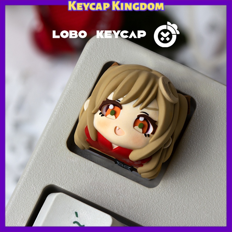 3D Printing Keycaps - 宇宙姫かぐや！ 3Dプリント樹脂製カスタムアーティザンキーキャップ メカニカルキーボード用ポイントキーキャップ PCゲーミングキーボード コレクションギフト