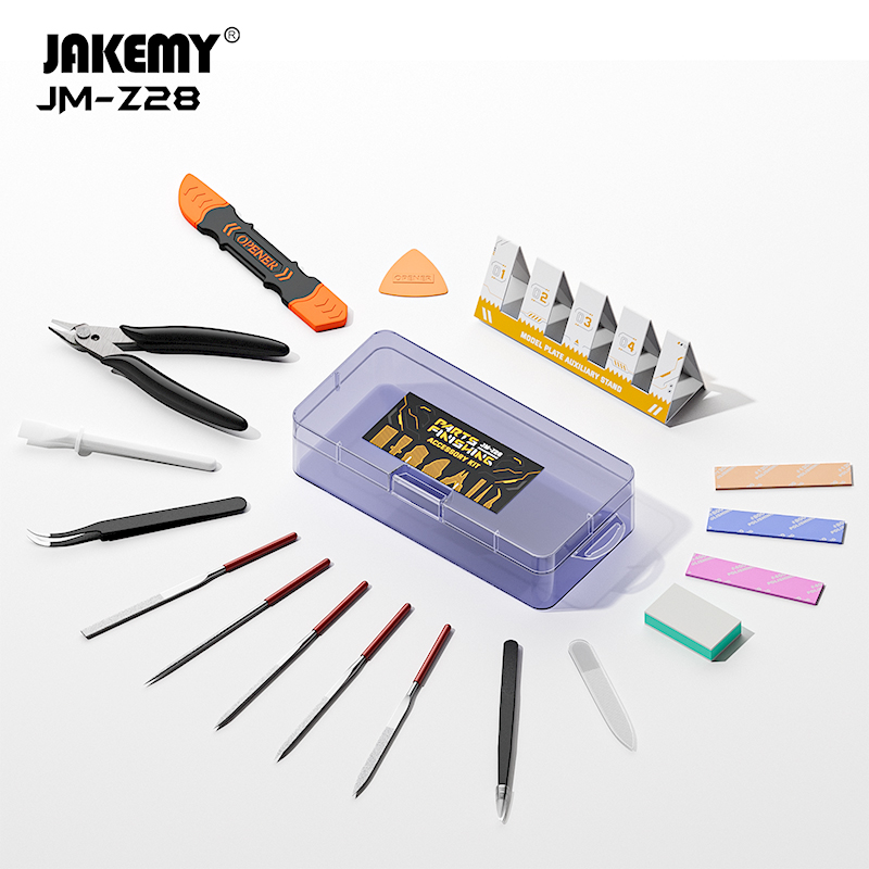 3D Printing Operator - JAKEMY 3D プリントモデルツール DIY アクセサリーキット 手動で操作できるサンディング・スクレーピング・トリミングツール付き