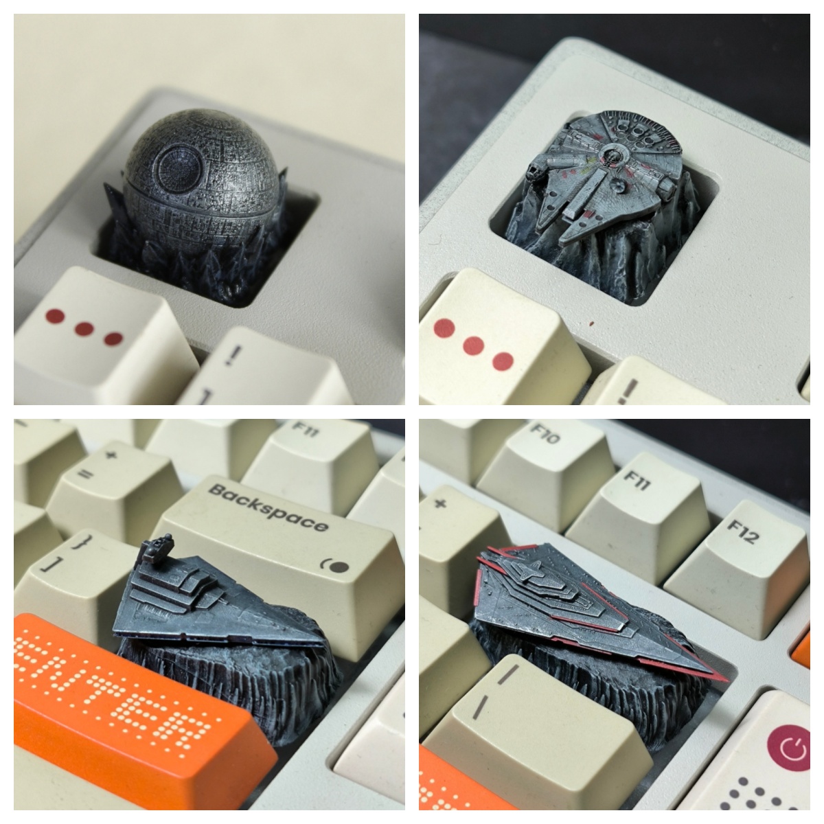 3D Printing Keycaps - HCY デススター職人キーキャップ樹脂手作り 3D プリントカスタム DIY キーキャップ