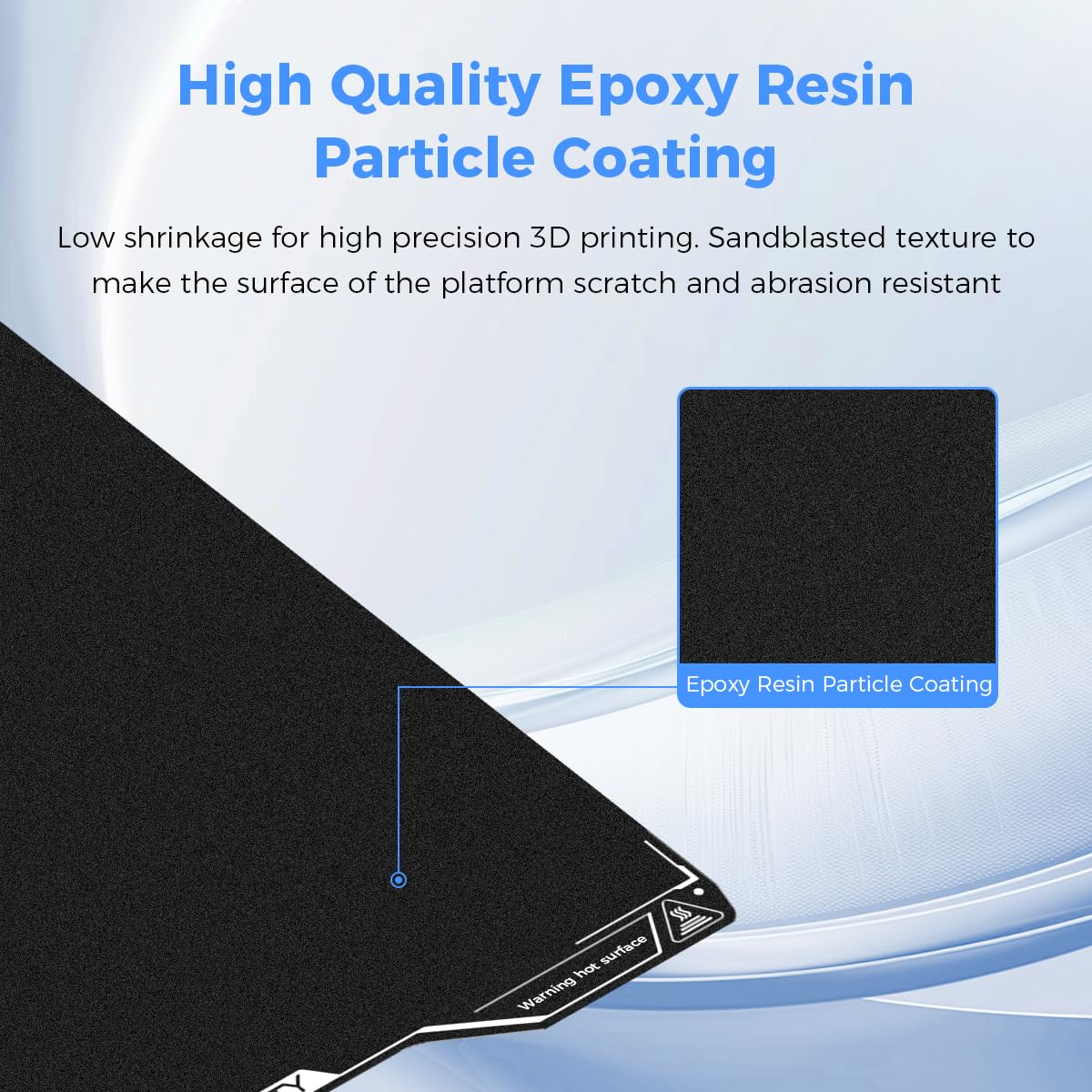 Creality Hi エポキシ樹脂ビルドプレート、280× - 3D Printer Bed Spring のレビューと価格