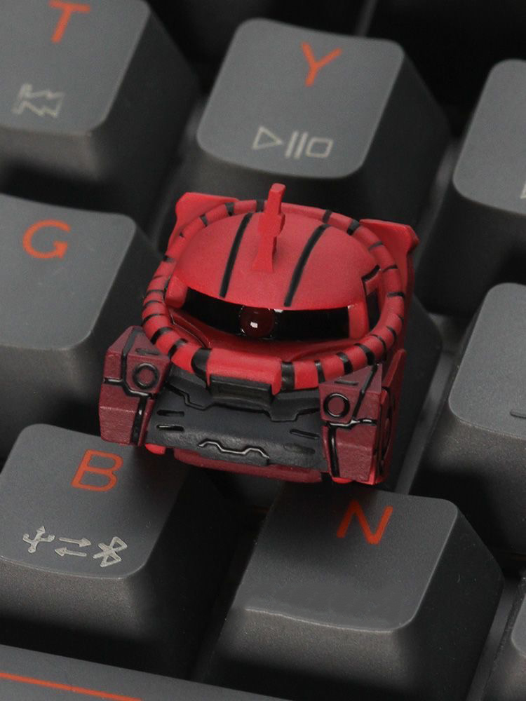 3D メカニカルアーマーヘルメット職人キーキャップレッドグリ - 3D Printing Keycaps のレビューと価格