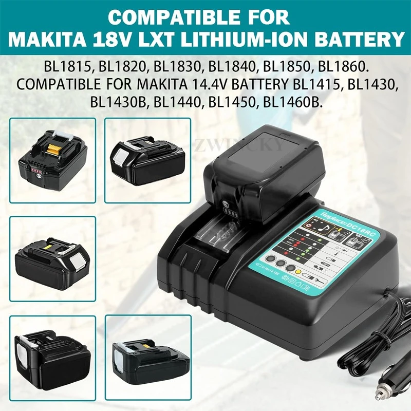 DC18RC リチウムイオンバッテリー 3A 車の充電器マキ - Makita Drill Hp1640 のレビューと価格