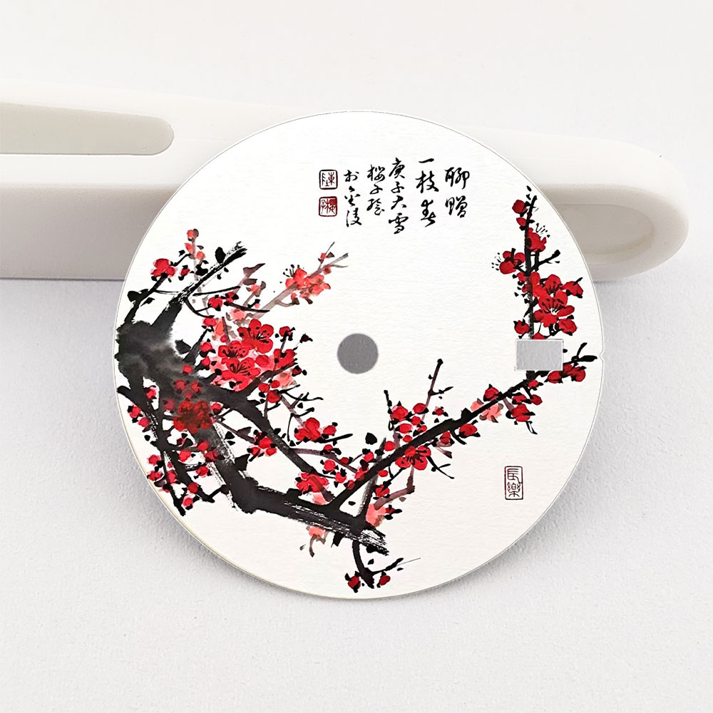 メンズ腕時計文字盤 28.5mm クリエイティブ3Dカラー印 - 3D Printing Watch のレビューと価格