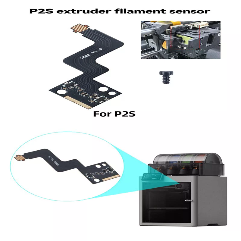 1 個 Bambu Lab P2S 押出機フィラメントセンサ - 3D Printer Extruder のレビューと価格