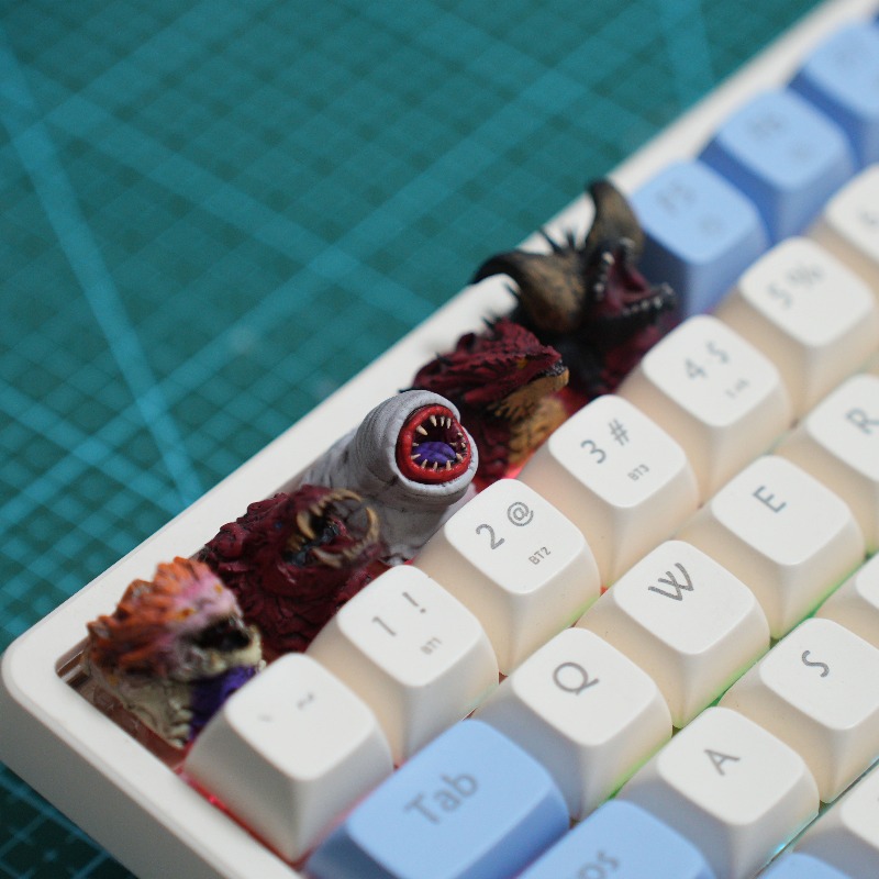 モンスターハンタードラゴン樹脂カスタムキーキャップメカニカル - 3D Printing Keycaps のレビューと価格