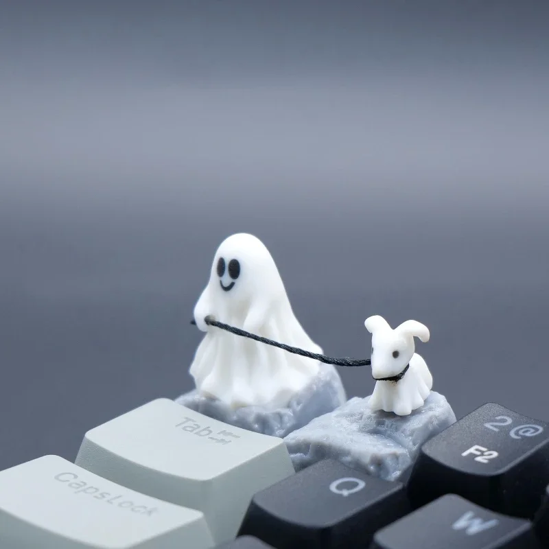 カスタマイズされた樹脂製のゴーストパピーのキーキャップ,3D - 3D Printing Keycaps のレビューと価格