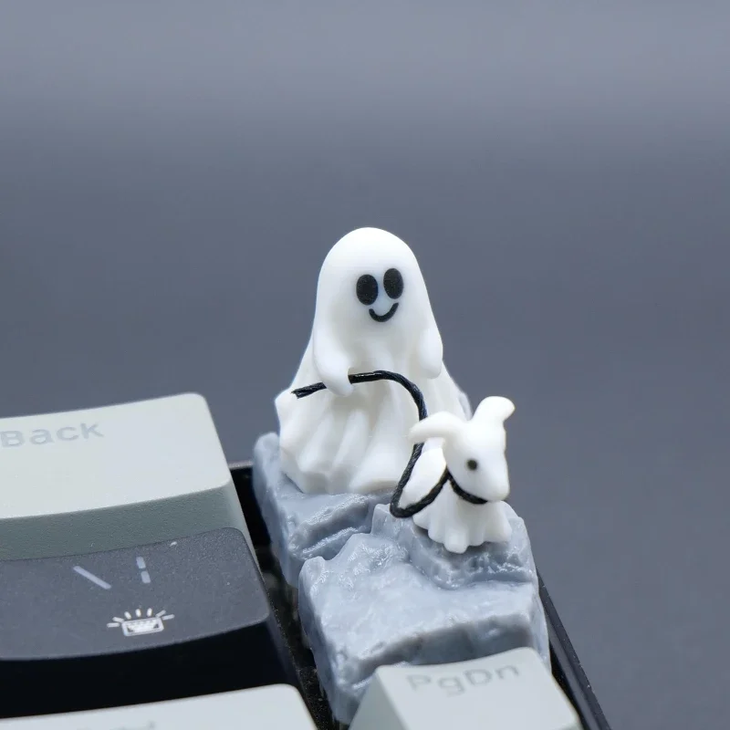 カスタマイズされた樹脂製のゴーストパピーのキーキャップ,3D - 3D Printing Keycaps のレビューと価格
