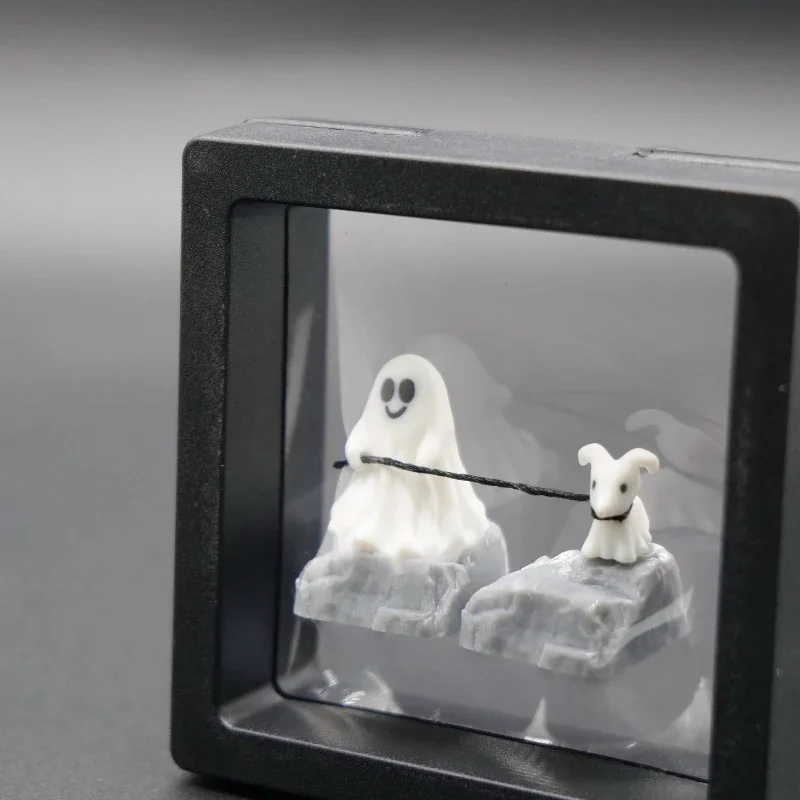 カスタマイズされた樹脂製のゴーストパピーのキーキャップ,3D - 3D Printing Keycaps のレビューと価格