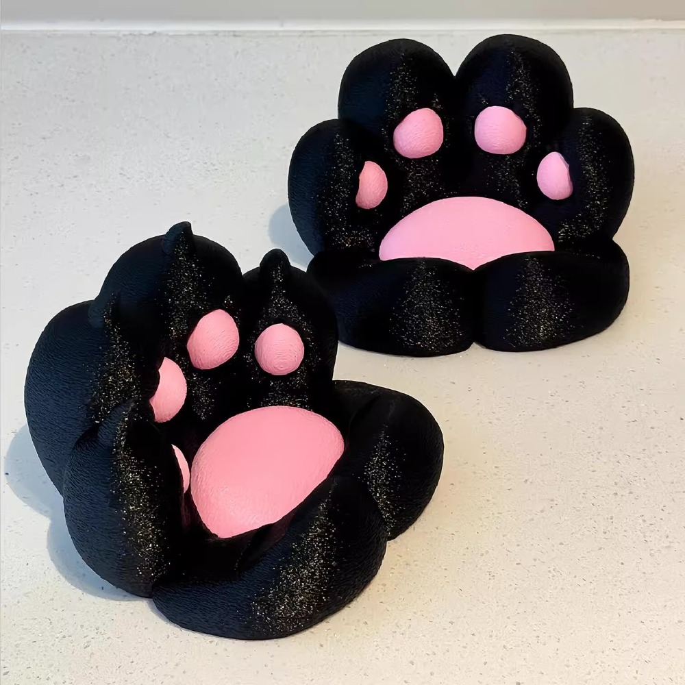 1pc かわいい猫の足の形 3D プリント電話スタンド多機能 - 3D Printing Watch のレビューと価格