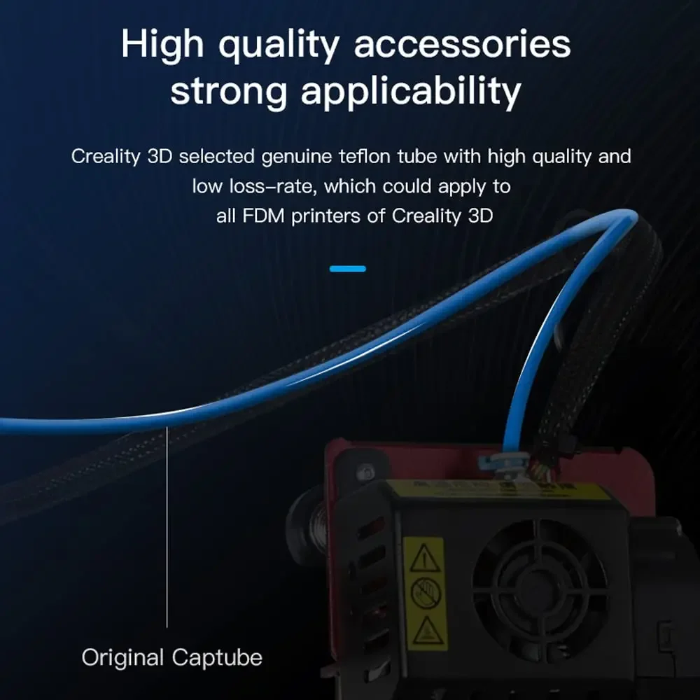 CREALITY カプリコーンボーデン用 PTFE チューブ - 3D Printing Xyz のレビューと価格