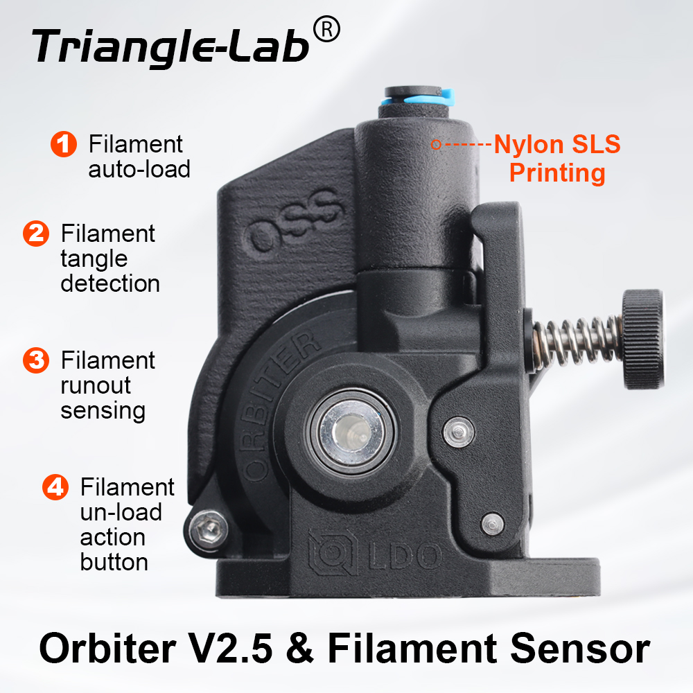 Trianglelab LDO Orbiter V2 エクス - 3D Printing Xyz のレビューと価格