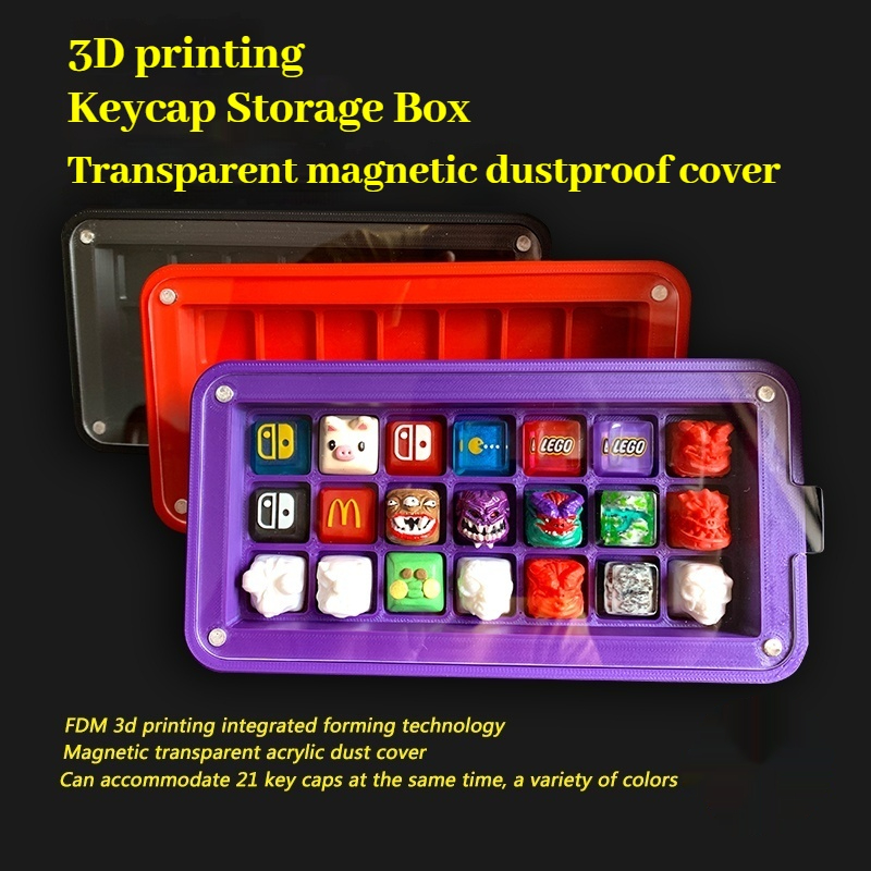3d プリントキーキャップ収納ボックスキーキャップ 21ke - 3D Printing Keycaps のレビューと価格