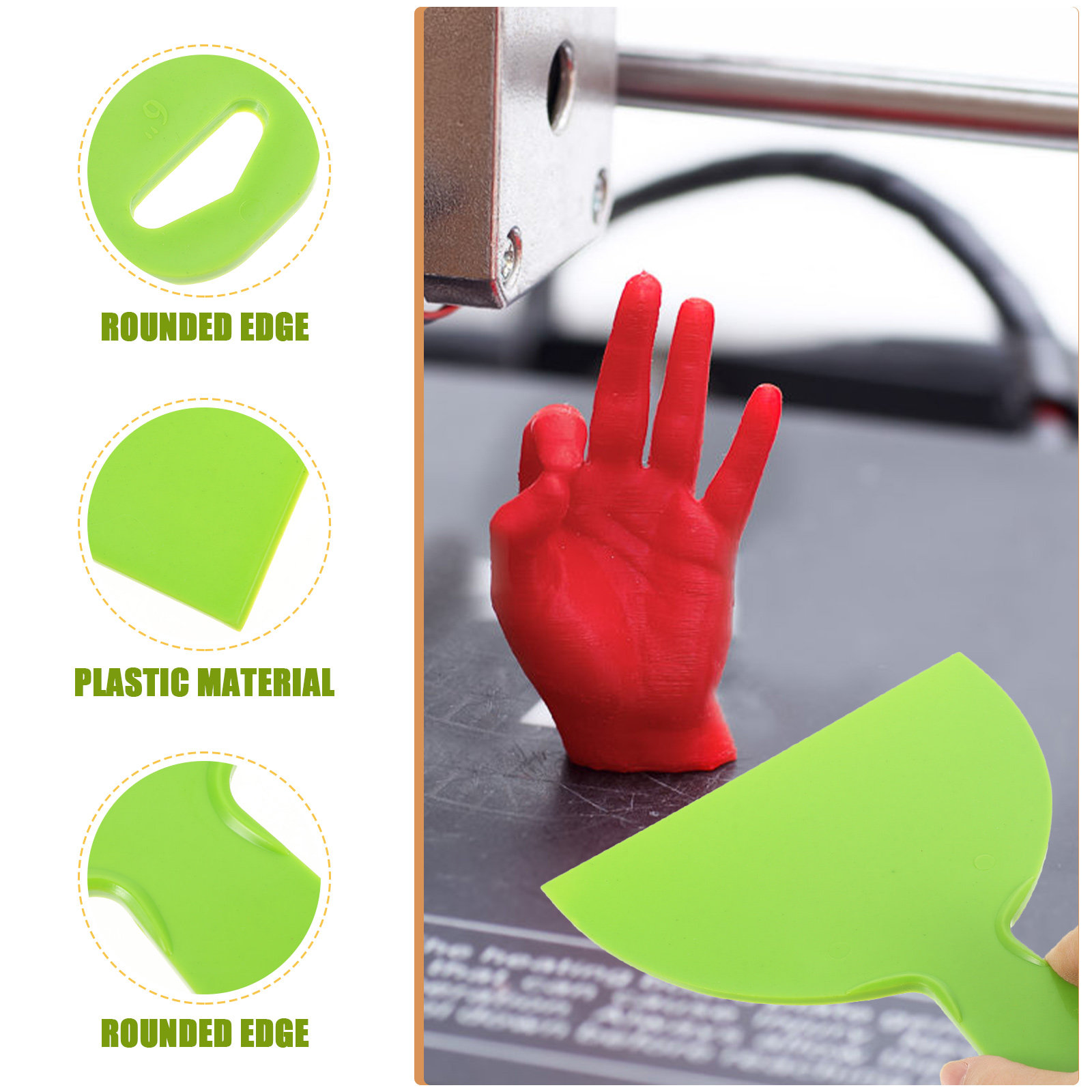 3個入り 3Dプリントツールキット ステンレス製 ホットベッ - Print Removal Spatula のレビューと価格