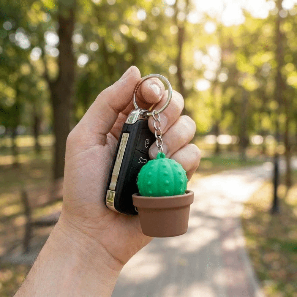 クリエイティブな3Dプリントサボテンクリックキーホルダー、漫 - 3D Printing Keycaps のレビューと価格