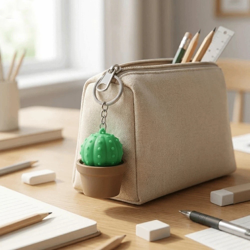 クリエイティブな3Dプリントサボテンクリックキーホルダー、漫 - 3D Printing Keycaps のレビューと価格
