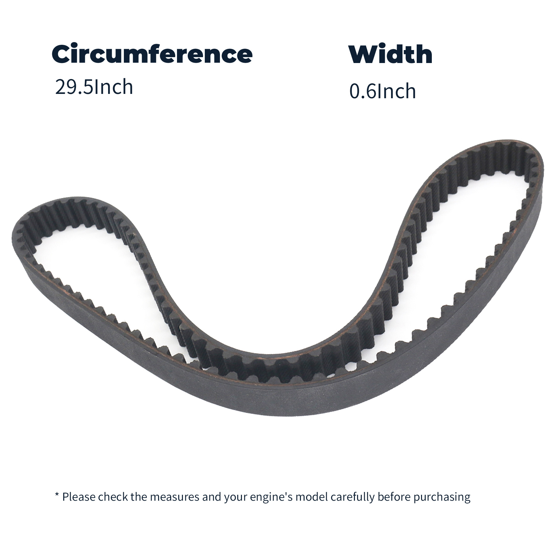 18-15130タイミングベルト ヤマハ4ストロークF/FT - Timing Belt のレビューと価格