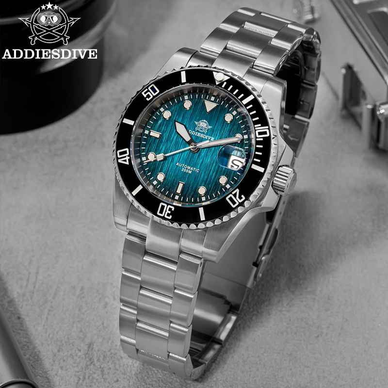 ADDIESDIVE AD2078 自動ダイブウォッチメンズ - 3D Printing Watch のレビューと価格