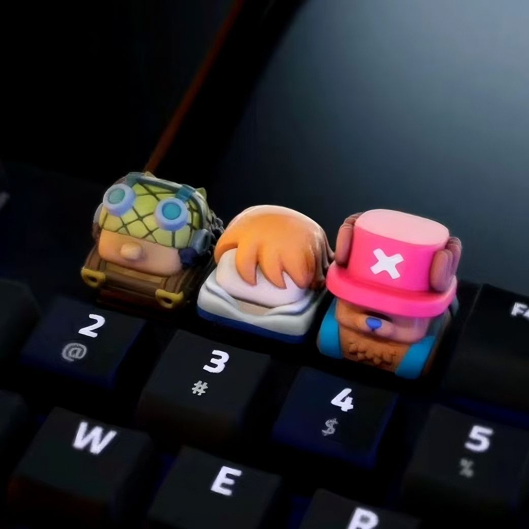 ワンピース チョッパー ナミ アニメ 漫画 かわいい 3D  - 3D Printing Keycaps のレビューと価格