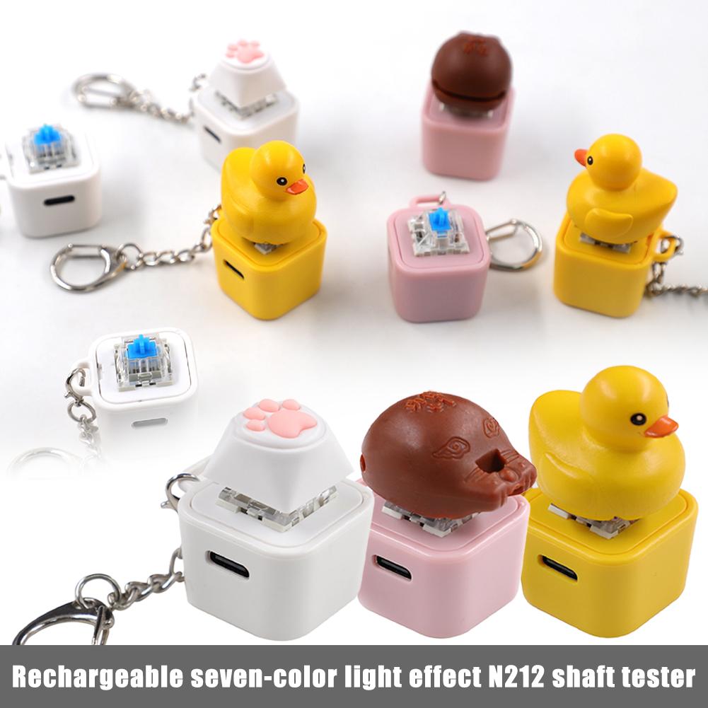 キーキャップスタイルかわいい小さな黄色いアヒルのキーキャップ - 3D Printing Keycaps のレビューと価格