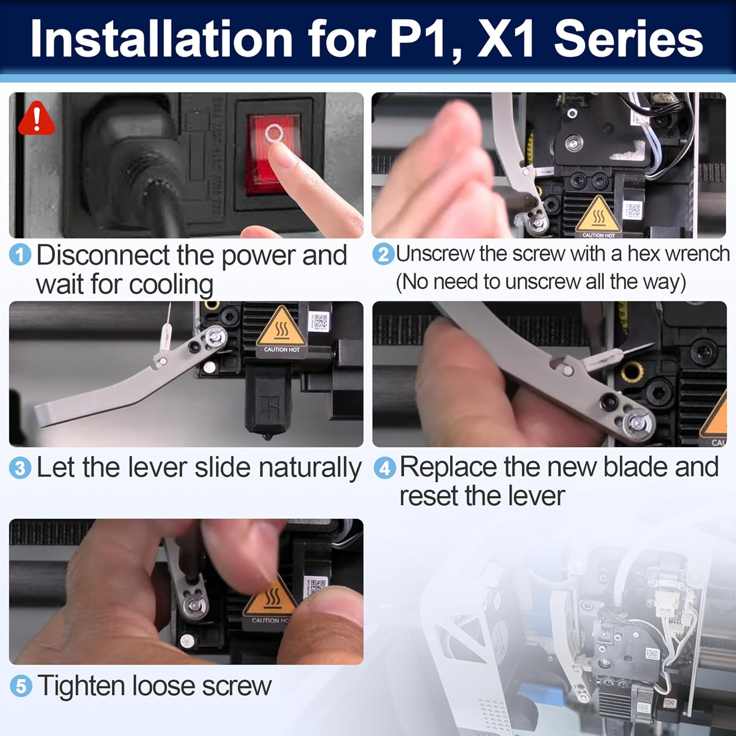 Bambulab P2S用フィラメントカッターブレード、精密 - 3D Printing Xyz のレビューと価格