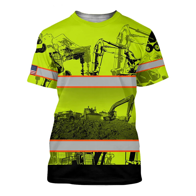 掘削機 3D プリント Tシャツ男性機械オペレーターストライ - 3D Printing Operator のレビューと価格