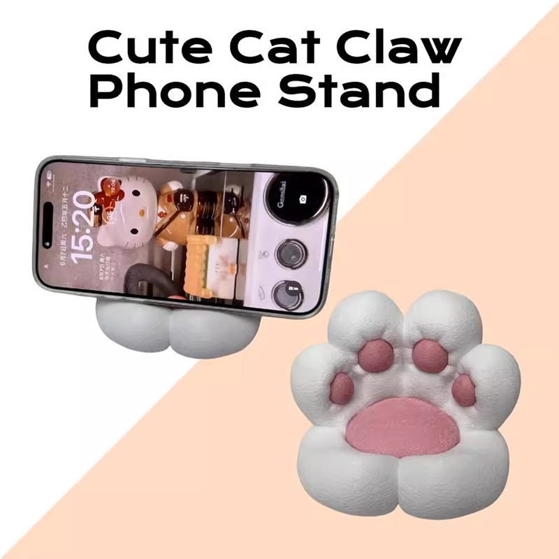 かわいい猫の足型スマホスタンド、3Dプリントデスクトップホル - 3D Printing Watch のレビューと価格